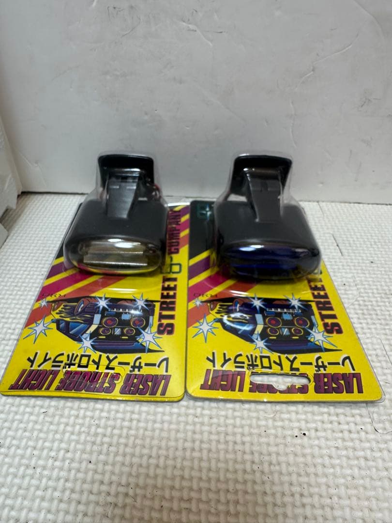 当時物レーザーストロボクリア1個ブルー1個検索AF18ディオ/旧dio/クレタク