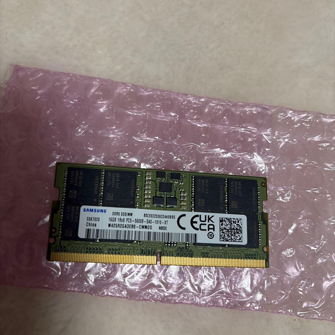 Samsung メモリノートPC DDR5 16GB