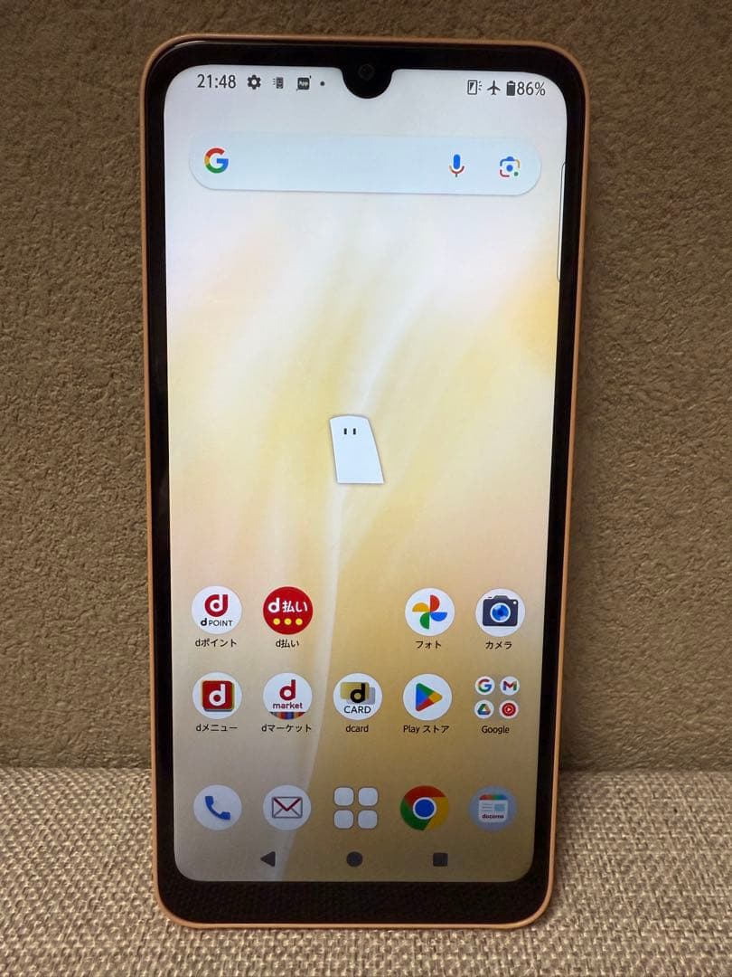 【美品】arrows We2 F-52E スマートフォン　オレンジ