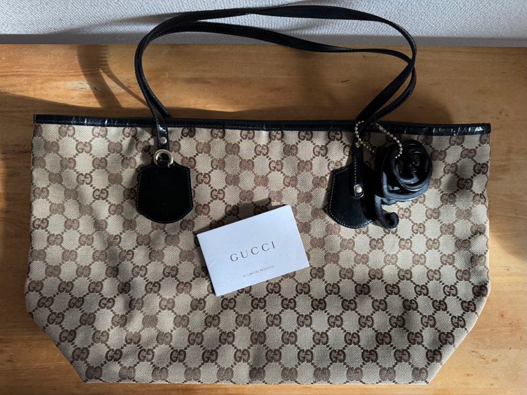 GUCCI GGパターン トートバッグ 大きめ