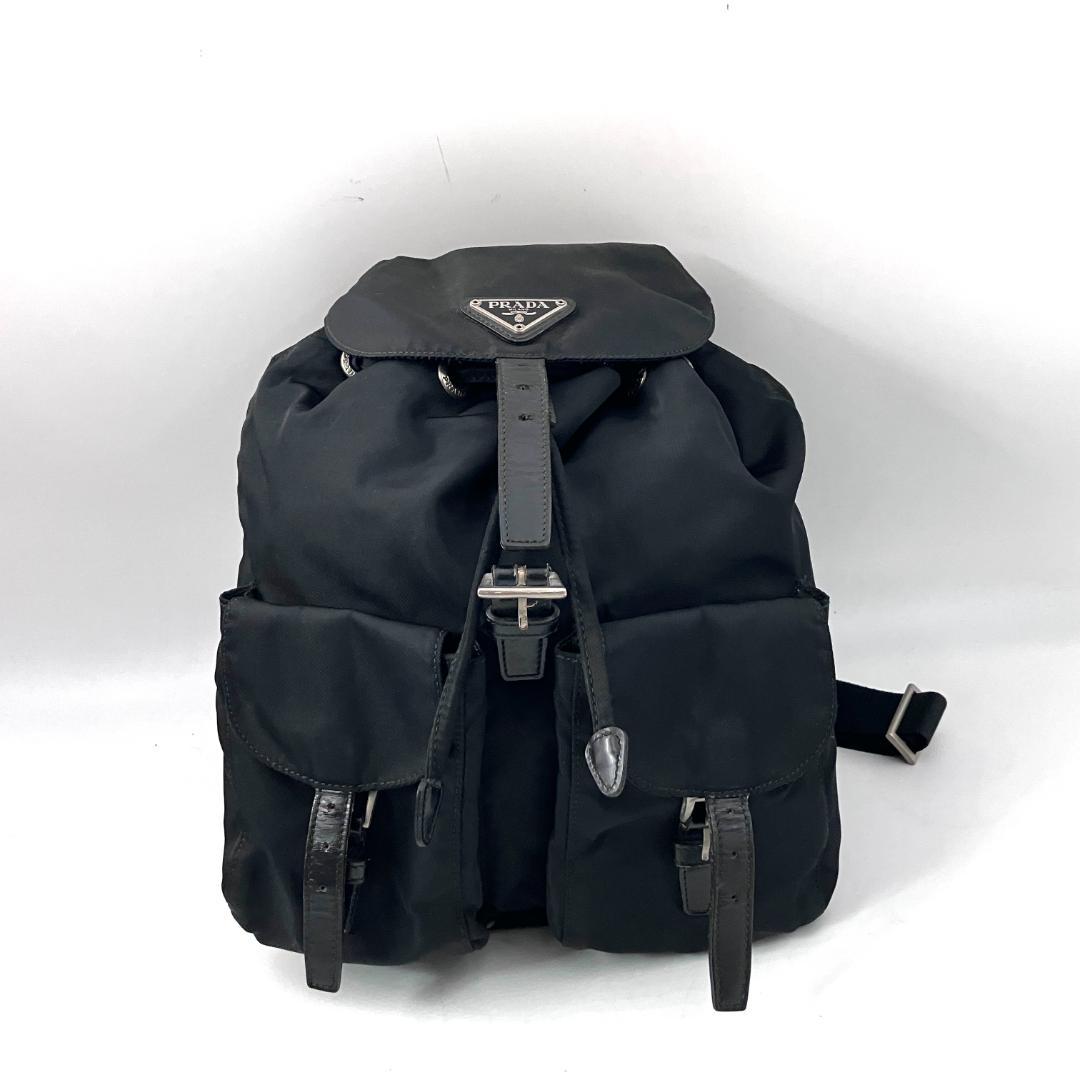 PRADA 3113 プラダ リュックサック バックパック ポコノ 黒