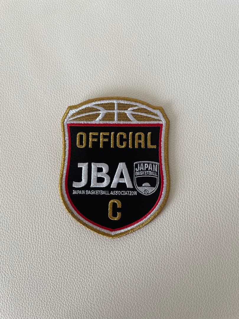 バスケ　レフリー　超美品 JBA 審判　公認 ワッペン　バスケットボール C級