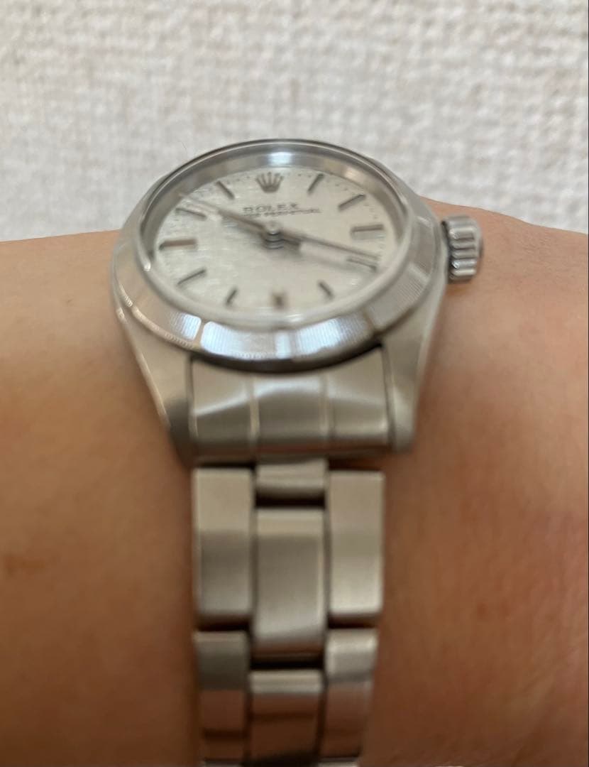 ロレックス　オイスターパーペチュアル　シルバーモザイク 6723
