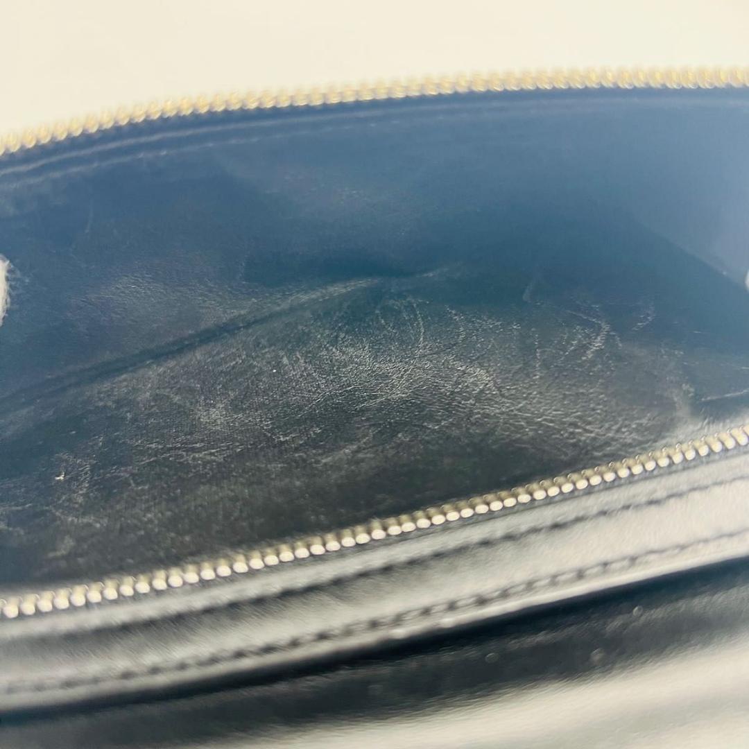 ベルルッティ カリグラフィ　小銭入れあり 長財布 カーキ　ブラック レザー