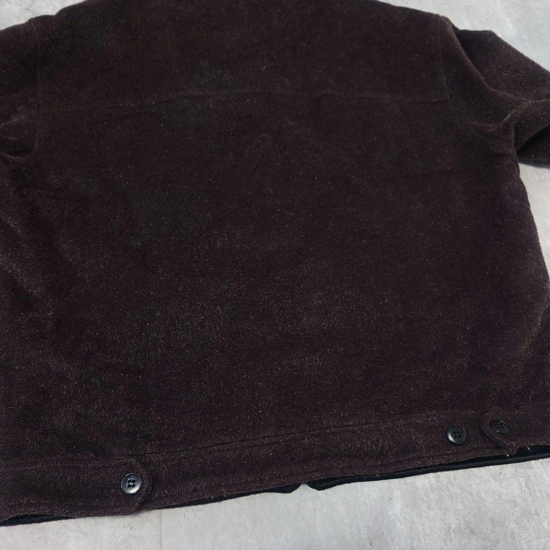 【名作】アニエスベーオム ウール モヘヤ ジップブルゾン 八の字 riri