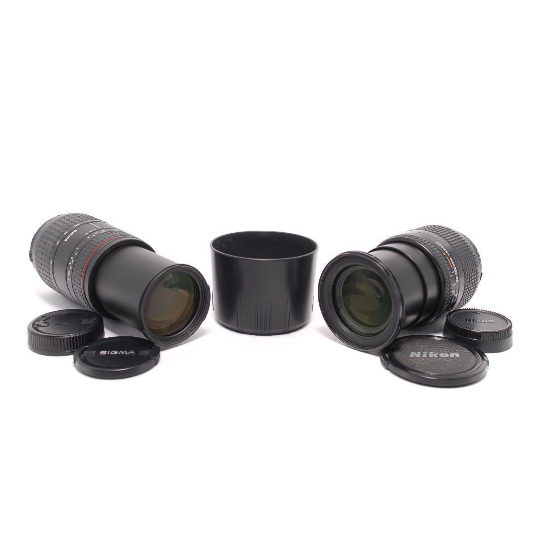 ❤即購入1000円OFF❤ ニコン D7000 ダブル望遠レンズ 簡易マクロ