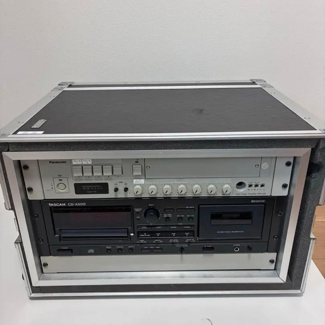 アンプ Panasonic WA-H30 & TASCAM CD-A500 ARMOR