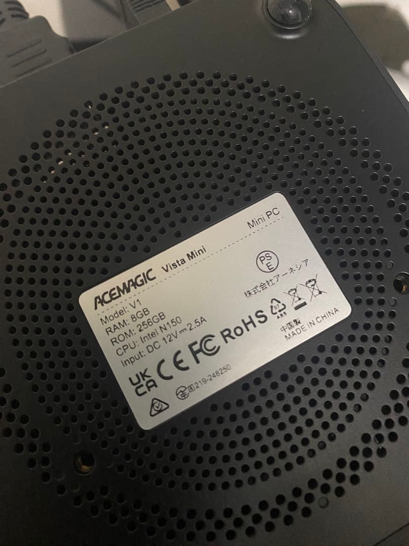 ACEMAGICミニ pc n150