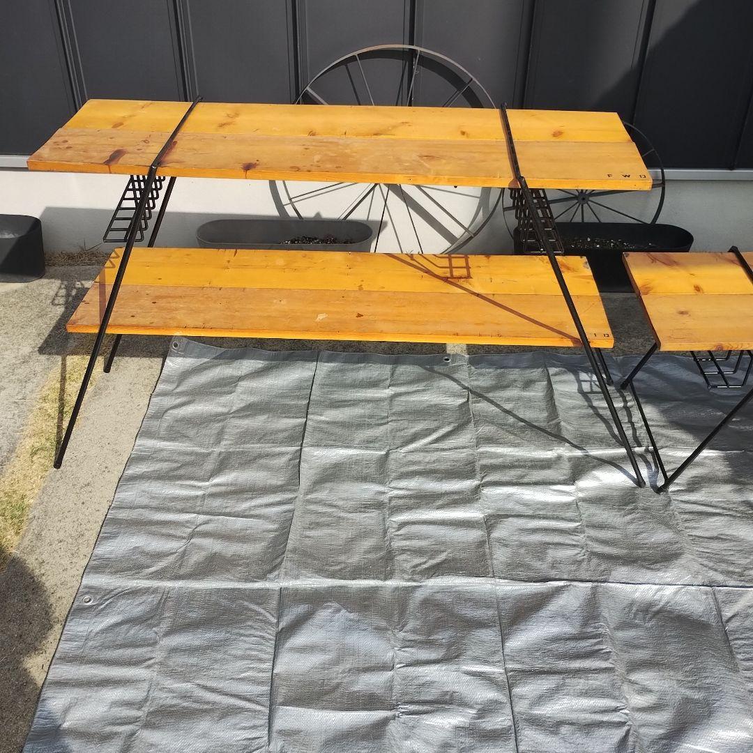 カングー2用 トランク棚板 棚板用スチール枠 キャンプラック セット