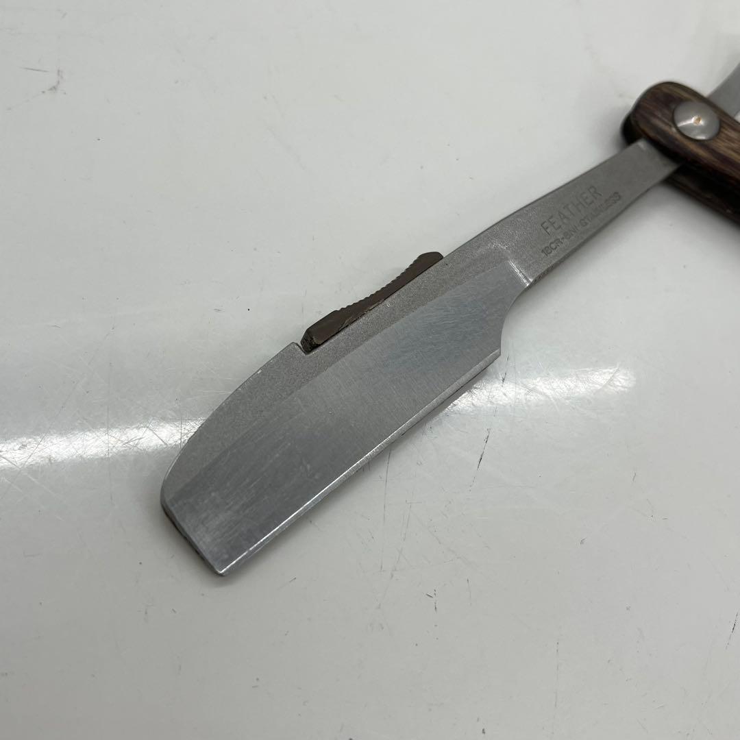 FEATHER 木目調 フェザー プロフェッショナル2点 替刃式 カミソリ