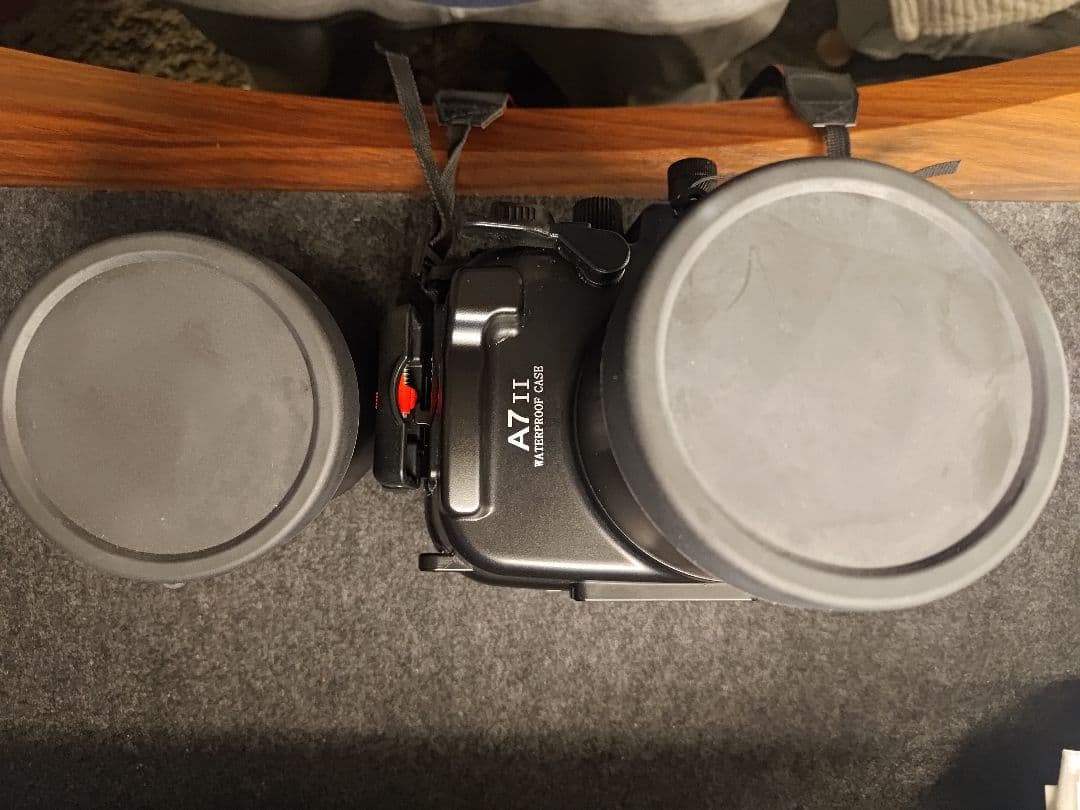 【水中撮影】ソニーSony α7IIミラーレス本体、Meikonハウジング