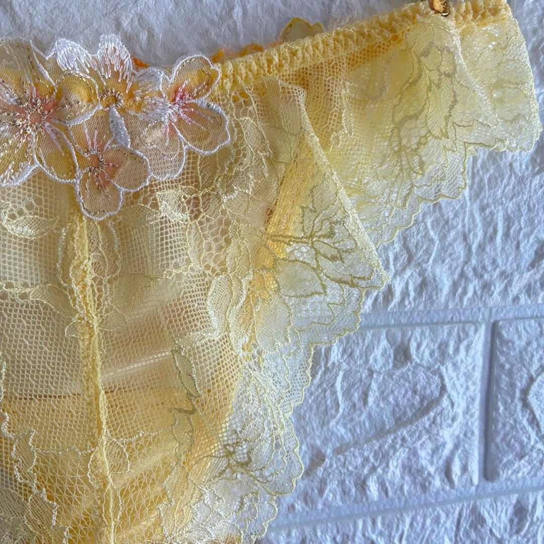 Wacoal パルファージュ 上下セットF65❣️イエロー♡ᵕ̈*大人可愛い♬.*