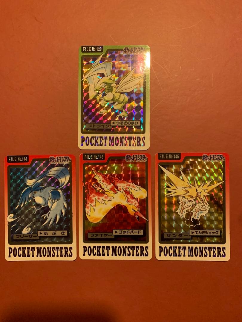 ポケモンカードセット バンダイ　三鳥　ストライク