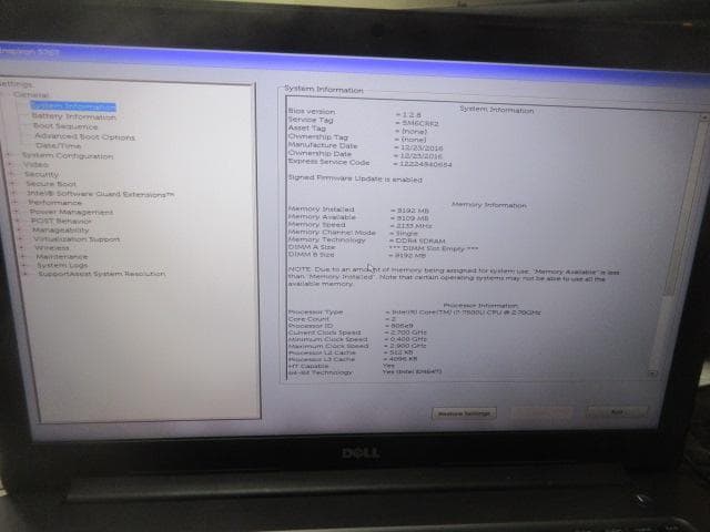 DELL inspiron P32E デル ノートPC i7 ジャンク