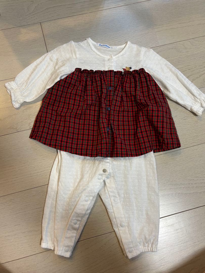 ファミリア　ロンパース　70