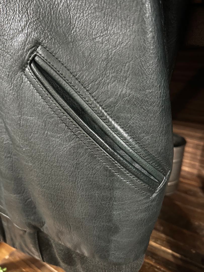 A.P.C. carhartt コラボ　デトロイトレザージャケット　XS