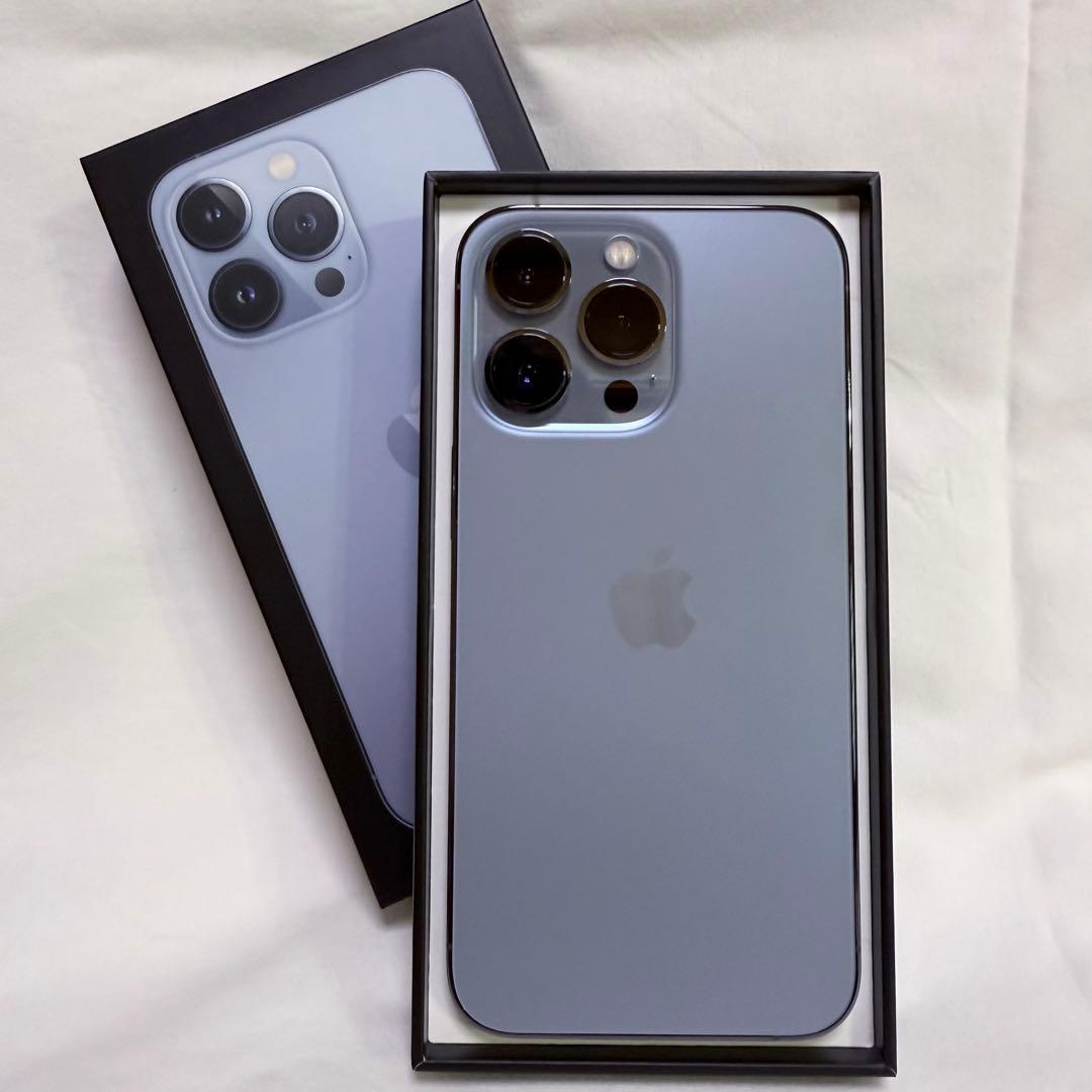 ひぃ【美品】iPhone13 pro 512GBシエラブルー SIMフリー