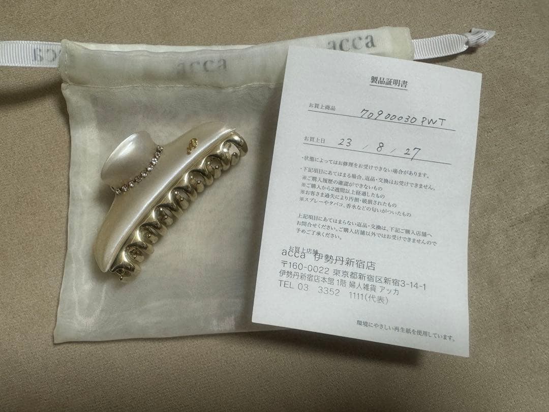 acca ヘアクリップM