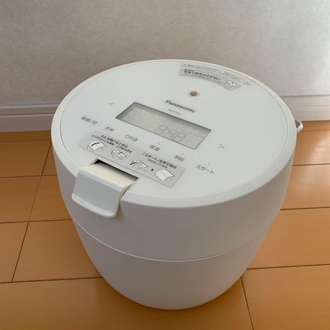 Panasonic SR-R10A 炊飯器 ホワイト