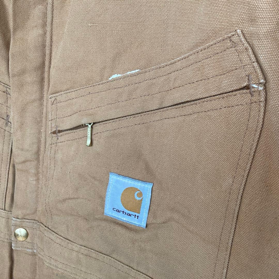 ★USA製★ Carhartt 中綿キルティング　オールインワン　つなぎ