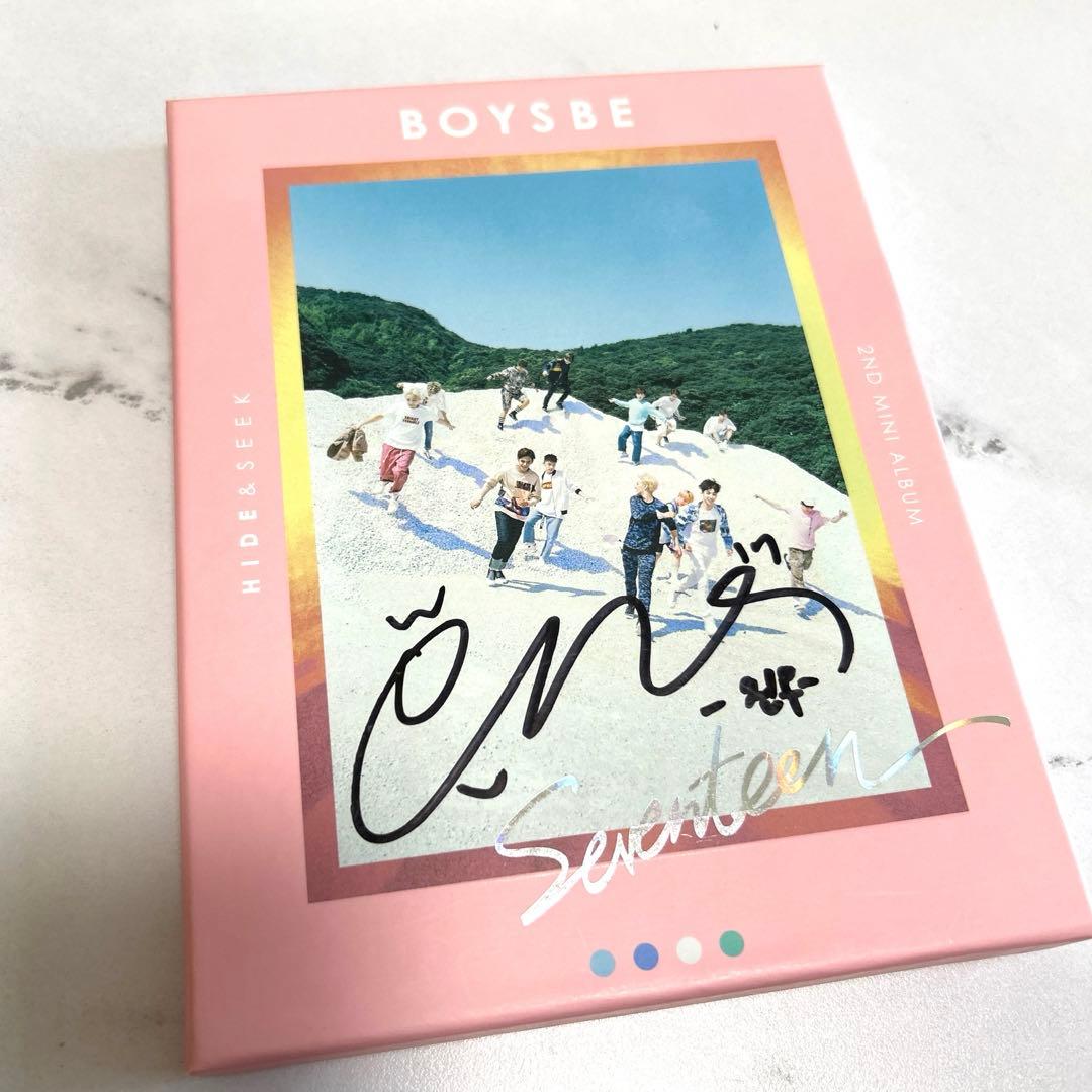 seventeen boysbe ウォヌ　直筆サイン