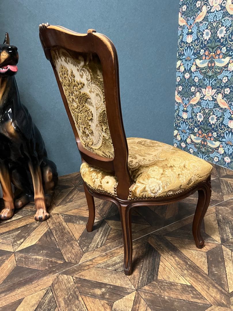 coldweather＊カリモク ドマーニ 椅子 ③金華山 ルイ15世猫脚