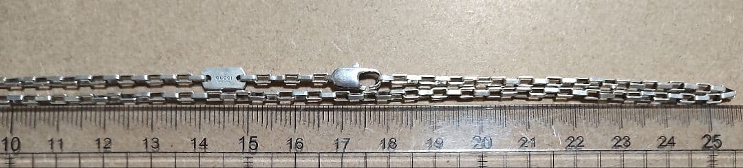 GUCCI グッチ ベネチアンチェーン ネックレス 約51.5cm