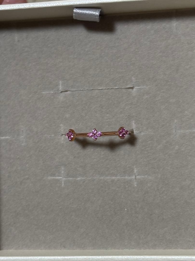 ツツミ ピンクサファイアリング