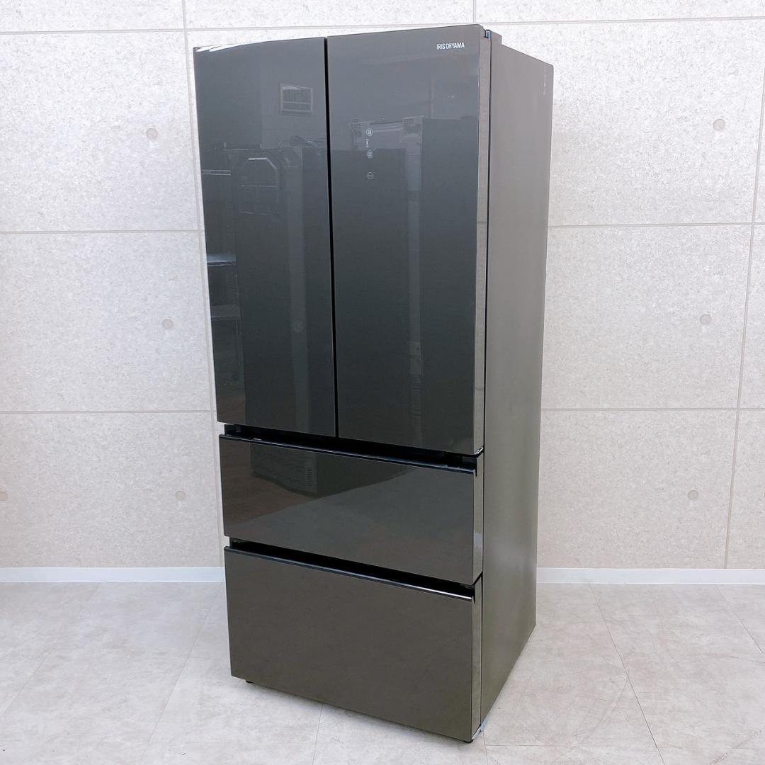 アイリスオーヤマ 冷凍冷蔵庫 IRGN-42A-B 418L / 2024年製