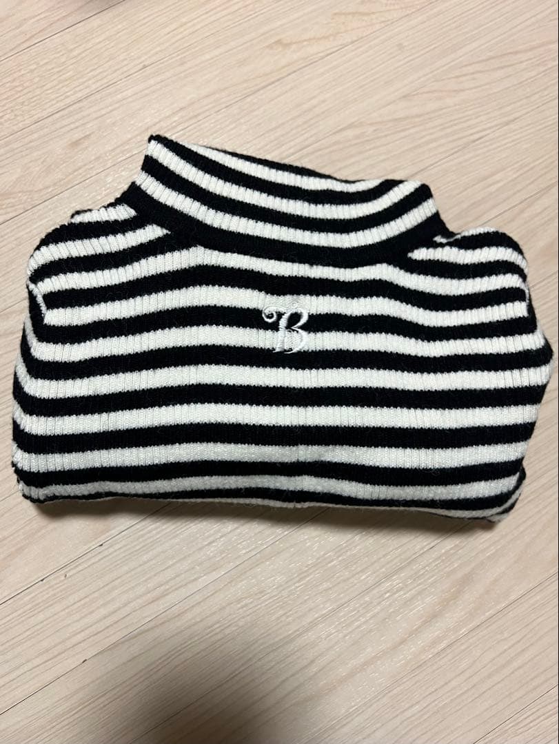 トップス Bibiy. B. TURTLE KNIT BLACK