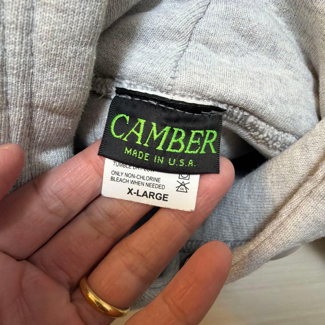 camber ダブルフェイスパーカー グレー XL