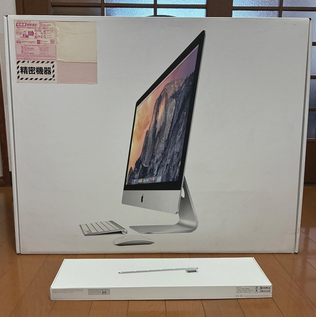 【美品】iMac Retina 5K 27-inch Late 2014