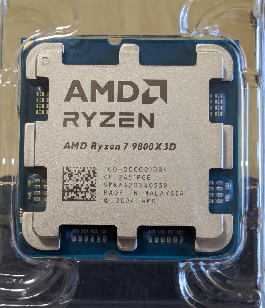 【新品未使用】Ryzen 7 9800X3D AM5
