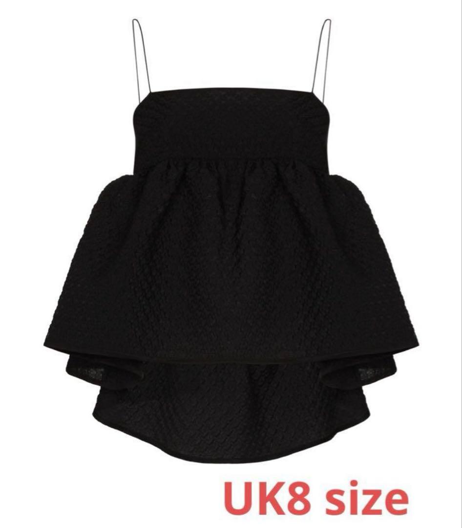 cecilie bahnsen セシリーバンセンキャミソール 黒 UK8