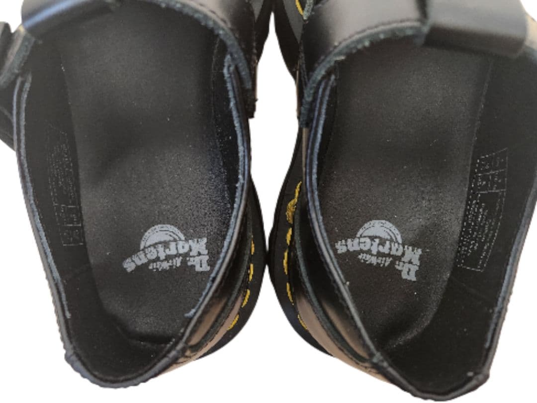 【u】ドクターマーチン べサン 厚底 ブラック UK3 箱あり 22㎝