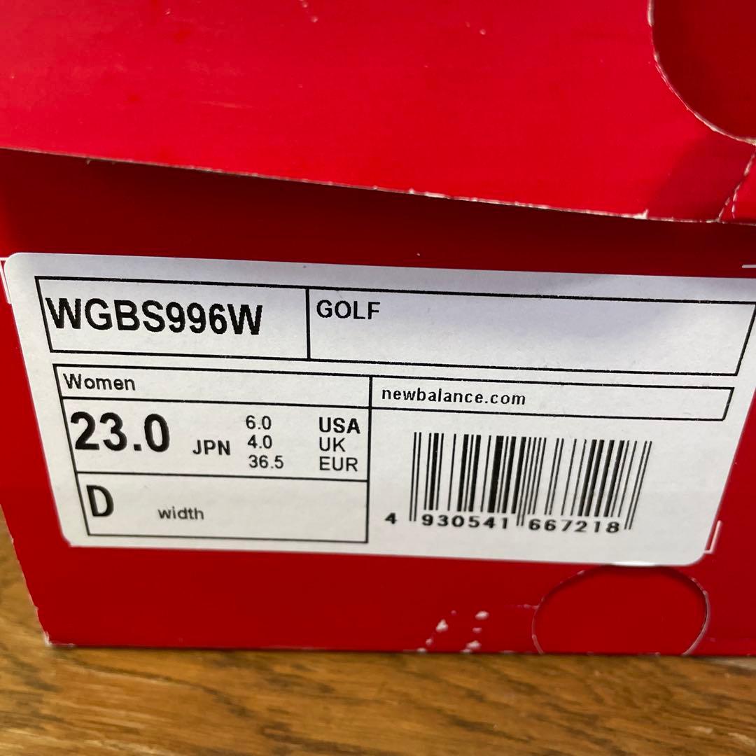 【新品】ニューバランス　ゴルフシューズ 23 ㎝　WGBS996
