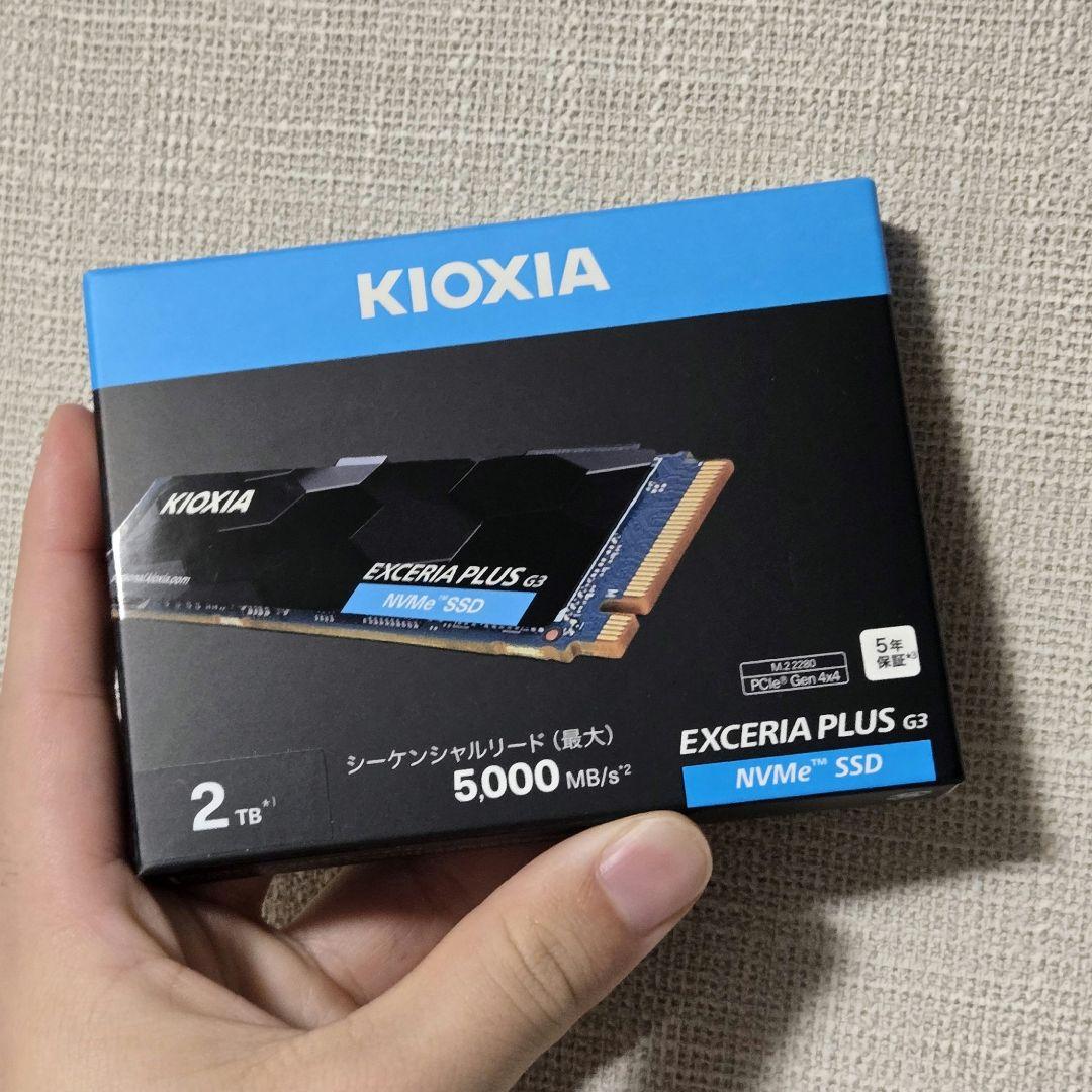 KIOXIA EXCERIA PLUS G3 2TB NVMe SSD 新品