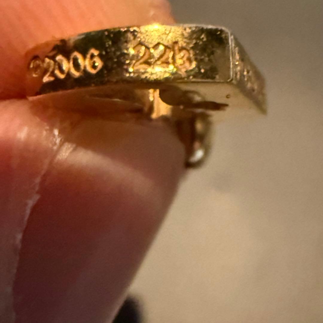 Chrome Hearts 22k ドッグタグ ゴールド