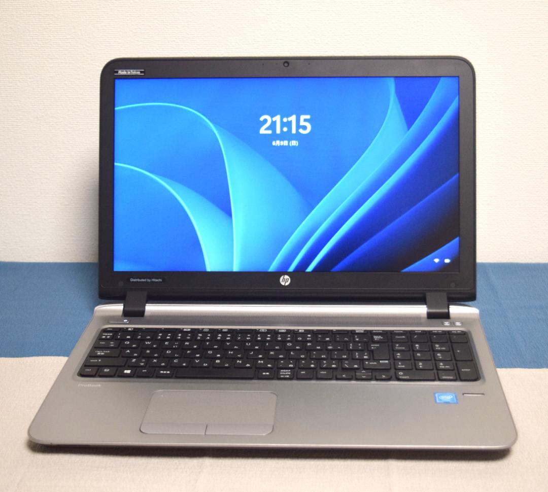 初心者の方におすすめ☆ hpノートパソコン メモリ4GB 高速SSD120GB