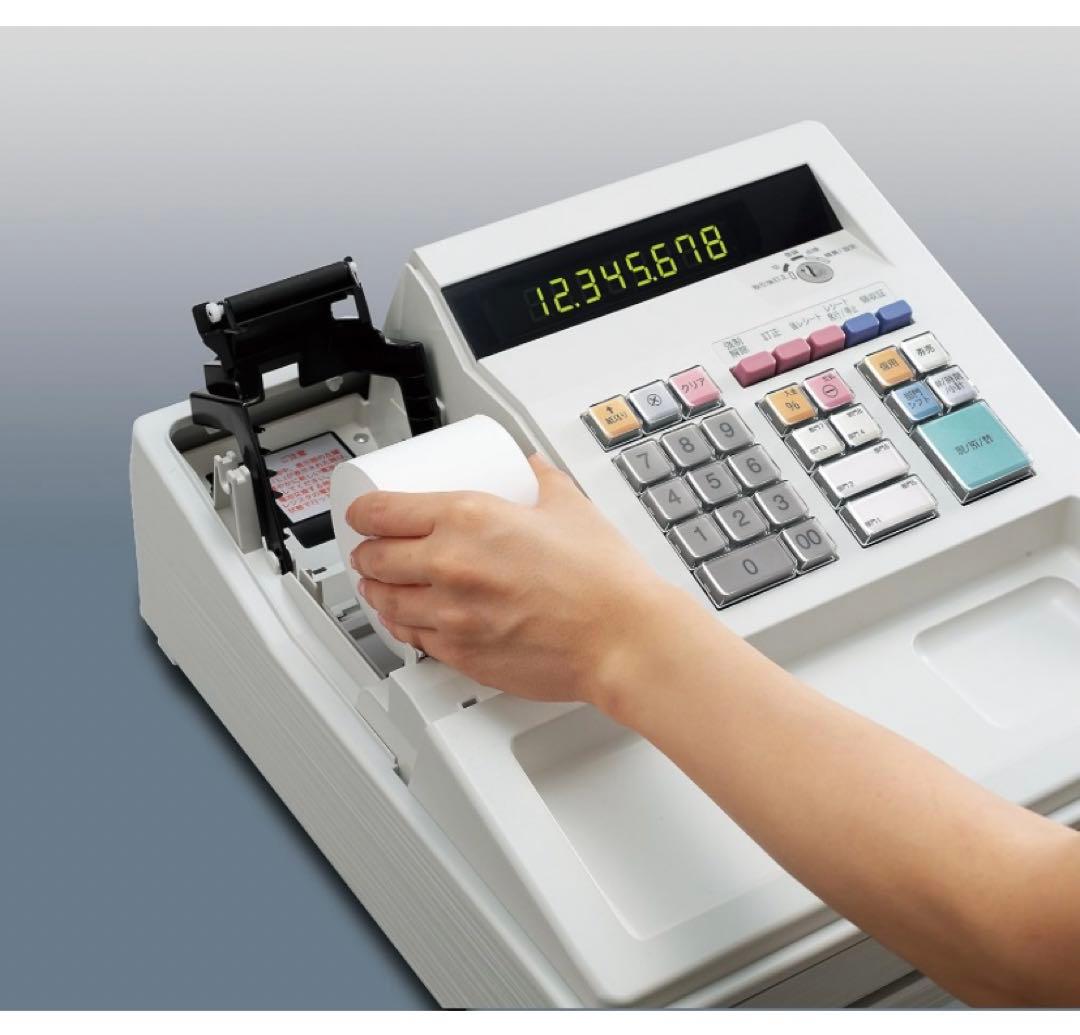 SHARP電子レジスタ XE-A147-W 対応感熱レジロール13巻付 未使用品