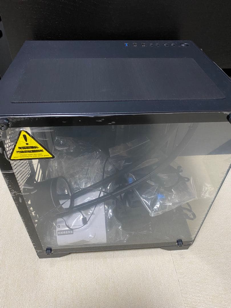 ミニタワーPCケース CPU水冷 ケースファン 自作PCセットまとめ売り