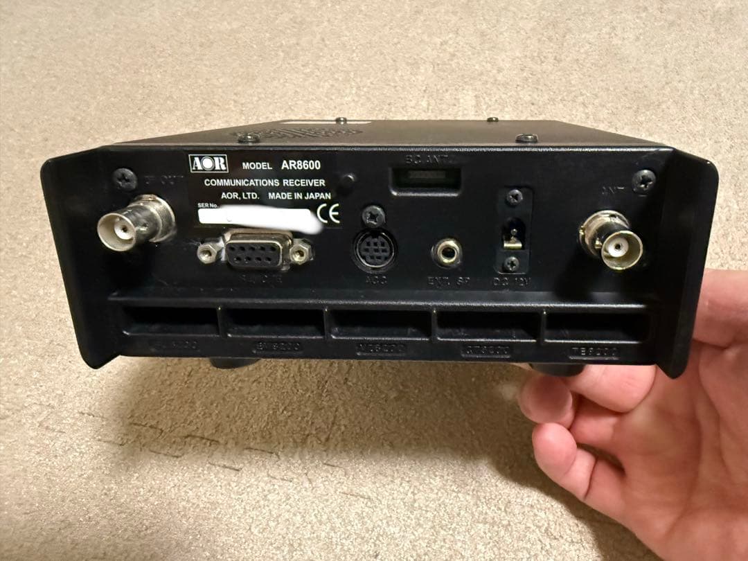 AOR 広帯域受信機 AR8600 MARK2