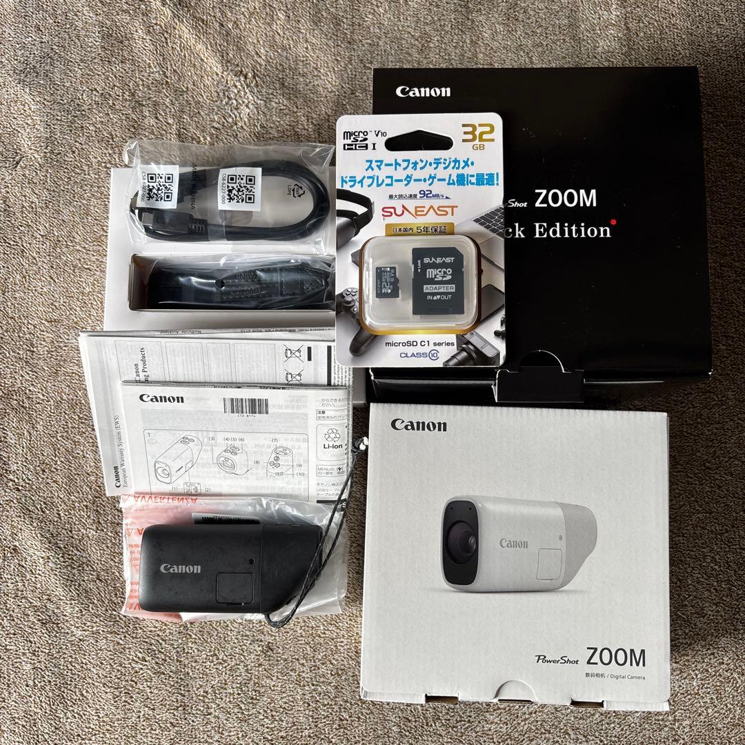 ビデオカメラ Canon PowerShot ZOOM Black Edition