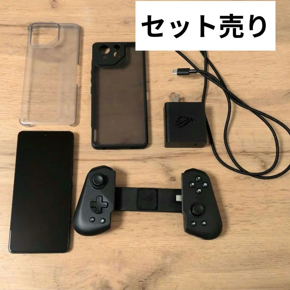 ASUS ROG Phone 8 本体 コントローラー　充電器　スマホ　カバー