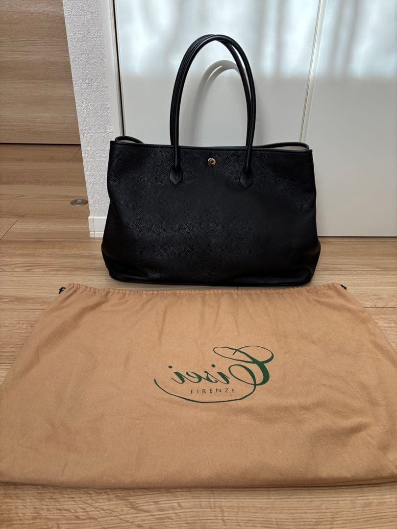 【極美品】Cisei シセイ トートバッグ 黒 Nero 941 チセイ 本革