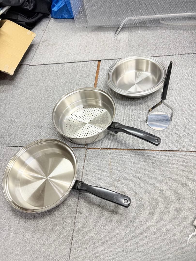 インコア　inkorフライパン小　スチーマー　キャセロール　セット