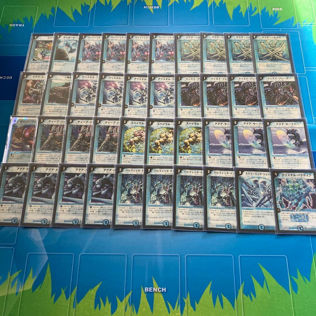 旧枠デュエマ(不死鳥編〜極神編環境デッキ) ＋ボルメテウスサファイアプレイマット