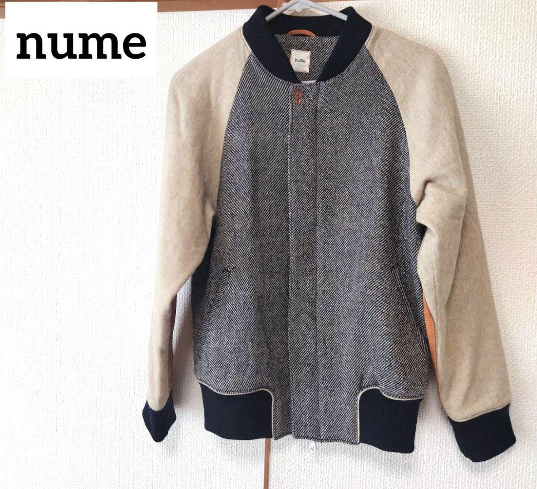 nume ヌメ パラスパレス スタジャン ウール レザー.