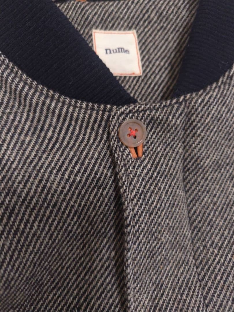 nume ヌメ パラスパレス スタジャン ウール レザー.