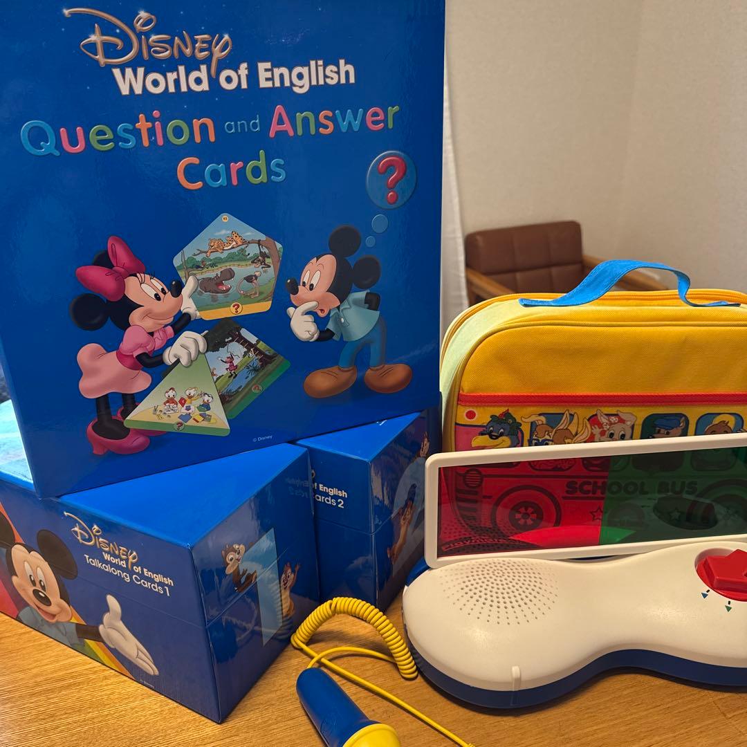 値下げしてます DWE ディズニー英語トークアロング　Q&Aカードセット 284